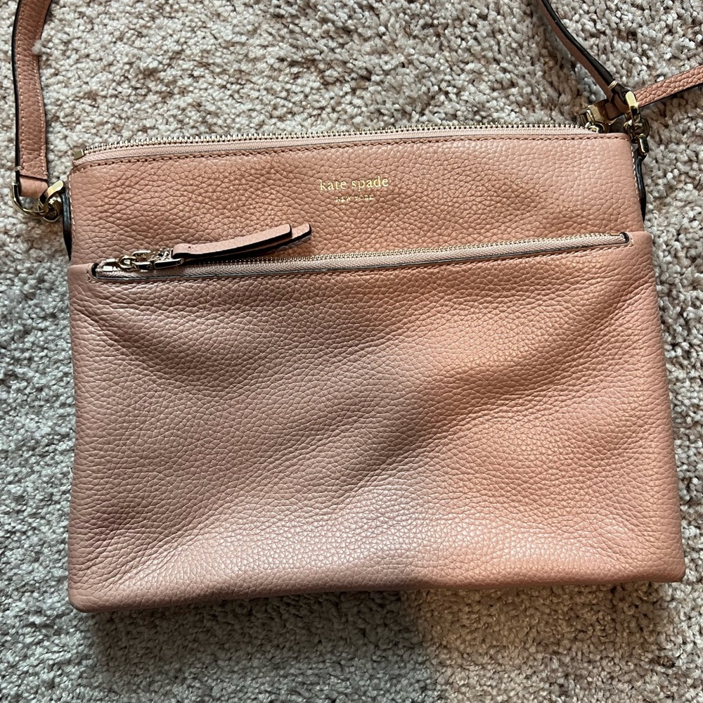 Kate Spade Pink Leather Crossbody Bag